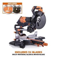 Gambar PREMIUM Evolution Sliding Miter Saw Double Bevel R255SMS-DB Plus dari Velvet Dreams Storee undefined 1 Tokopedia