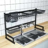Gambar Rak Piring Dapur Stainless Steel Hitam Wastafel 2 Susun Anti Karat dari odinfamily undefined 1 Tokopedia