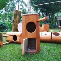 Gambar Glodok Burung Glodok Bambu super kandang kapsul kandang Aviari Aviary dari nusa niaga undefined 4 Tokopedia