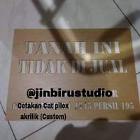 Gambar Cetakan tulisan-angka cat pilox akrilik (custom) dari brawijayal undefined 1 Tokopedia