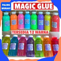 Gambar TERMURAH MAGIC GLUE PUYO CLEAR 12 WARNA BAHAN SLIME LEM POVINAL FOX dari elektonick undefined 4 Tokopedia
