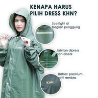 Gambar Jual Jas Hujan Khn Dress / Gamis Garansi Anti Rembes Low Price - Hitam dari Topi ade undefined 2 Tokopedia