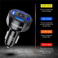 Gambar SR97 CAR QUICK CHARGING 3.0A FAST CHARGER CAS MOBIL 4 SLOT USB PORT dari PUTZE STORE undefined 4 Tokopedia