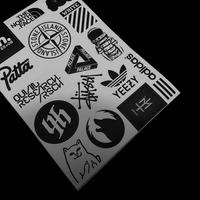 Gambar 16pcs stiker pack brand hype MATERNAL SCH STONE ISLAND dari casuall23 undefined 1 Tokopedia