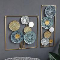 Gambar WallDecor Hiasan Dinding Frame Metal EMAS Daun Leaf Ginko Scandinavian /Ornaments / Pajangan Besi / Tropical/ Hiasan Dinding Ruang Tamu 60x40 dari Putrih santi undefined 3 Tokopedia