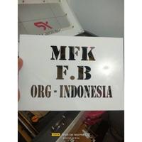 Gambar Cetakan tulisan-angka cat pilox akrilik (custom) dari brawijayal undefined 5 Tokopedia
