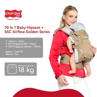 Gambar Dialogue Baby Gendongan Bayi Depan Hipseat + Ssc 1 In1 Golden Series Dgg151 dari The Little Stars undefined 5 Tokopedia