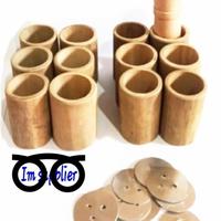 Gambar CETAKAN KUE PUTU PUTU BAMBU KUE TRADSIONAL 12 PCS TINGGI 7CM dari Mustika Bamboo undefined 3 Tokopedia