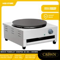 Gambar BARU Mesin Pembuat Crepes Makanan Cemilan / Crepe Machine SC-DE-1 Crown dari dewanggargrosir undefined 1 Tokopedia