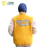 Gambar Jaket Varsity Universitas Indonesia – Official Merchandise Ui Terbaru - Kuning Beige, M dari Nomor dua shop undefined 5 Tokopedia