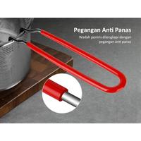 Gambar Panci Mini Penggorengan Deep Fryer Pot Strainer Stainless Steel Small Terbaru dari garcefull store undefined 5 Tokopedia