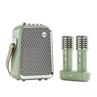 Gambar Divoom Songbird-HQ Dual Mic Karoke Bluetooth | Speaker Mic Bluetooth - Cream dari farrratoree undefined 1 Tokopedia