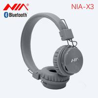 Gambar Headphone Bluetooth Nia X3 - Wireless Calls &Amp; Music, Tf Card, Fm Terbaru - Rapi Q8 Biru dari wpr jaya shop undefined 1 Tokopedia
