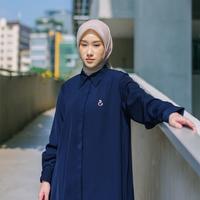Gambar Jenna & Kaia - Kanya Shirt Navy - S dari zaiml shop undefined 1 Tokopedia