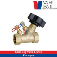 Gambar 1 1/2" Balancing Valve Bronze  Thread Connection PN20 DN 40 Size 1 1/2 Inch dari Valve Mart Indo undefined 2 Tokopedia
