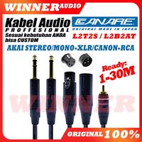 Gambar KABEL AUDIO CANARE L2T2S L2B2AT CUSTOM XLR AKAI RCA JACK CONNECTOR - 10cm-50cm dari TA Audio undefined 2 Tokopedia