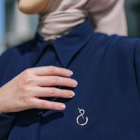 Gambar Jenna & Kaia - Kanya Shirt Navy - S dari zaiml shop undefined 5 Tokopedia