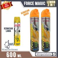 Gambar NEW FORCE MAGIC 600ml 2in1 Lemon Kuning Obat nyamuk semprot force magic 600ml dari SISIRAN ANYAR937 undefined 1 Tokopedia