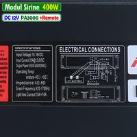 Gambar Modul Sirine 400W Wireless 12V PA 3000 Ampifier Alarm Klakson 18 Nada Tone Mobil Ambulance Touring Konvoi Patwal dari PusatLed undefined 3 Tokopedia