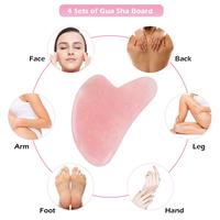 Gambar Terbaru, Rose Quartz Jade Stone Heart-shaped Triangle Gua Sha Scraper Massage Handmade Gua Sha Board dari Arabel Market undefined 5 Tokopedia