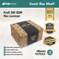Gambar Snack Box | Dus Kue | Box Snack | Snack Box Isi 4 Macam | Kraft Motif | Non Laminasi | 3 Gsm | Size S 12X12 dari Dunia Kemas undefined 3 Tokopedia