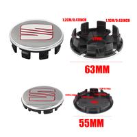 Gambar 4Pcs 55/63MM Car Wheel Center Hub Caps Rims Cover Logo for Seat cupra Ateca Leon Mk1 Mk2 Mk3 5f 1p lbiza 6f FR Toledo Accessorie dari mamahlela store undefined 3 Tokopedia