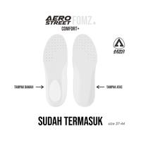Gambar Aerostreet 37-44 Ortiz Natural Hitam Hijau Toska - Sepatu Sneakers Sport dari SNEAKERHAVEN MARTT undefined 1 Tokopedia