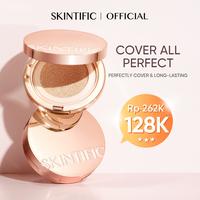 Gambar [BS] [Official Store]Skintific Cover All Perfect Air Cushion Refill Fondation Compact UV SPF 35 PA++++ 12H Cosmetic Refill Oil-Control 5 Shades Waterproof Sweatproof Matte Make over Finish Poreless Cushion Foundation Flawless BB Cream CC Cushion Makeup dari Skarner Store undefined 5 Tokopedia
