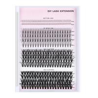 Gambar 320pcs DIY Lash clusters set 5-16mm mixed length False Eyelashes extensions kit 7D Spike fan Bottom lash 30d 40d Volume eyelash dari zeinma store undefined 1 Tokopedia