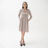 Gambar Mississippi Midi Dress V Neck Long Sleeve LIN000547M Taupe - XL dari Mississippi Ladies undefined 1 Tokopedia