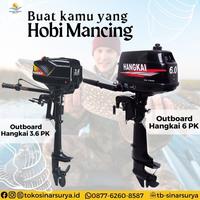 Gambar Mesin Tempel Perahu Mancing Hangkai 3,6 Pk 2 Tak Outboard Motor 3.6 Hp dari cv sporty health undefined 2 Tokopedia