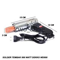 Gambar Solder Tembak 500 Watt Dekko WD500 TERLARIS/TERMURAH/TERPOPULER dari Rumahbaj undefined 3 Tokopedia
