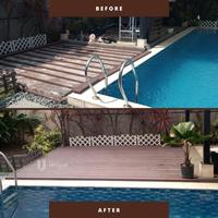Gambar Decking Lantai WPC Motif Kayu / Deck Floor Outdoor Pool Eksterior dari TB GONDIX undefined 4 Tokopedia