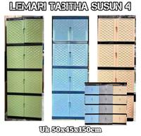 Gambar Pira Home - Lemari Plastik Tabitha 4 Susun dari Pira Home undefined 4 Tokopedia