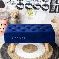 Gambar KURSI SOFA BULAT KECIL MINIMALIS AESTHETIC PREMIUM RUANG TAMU Bench Kotak 90x40x45cm  Sofa Minimalis  Stool Panjang  Kursi  Sofa Murah EMPUK SANTAI KANCING MINI Kursi Stool BUSA POLOS MOTIF CAFE BLUDRU KAIN - Biru Muda dari warungjantan213 undefined 5 Tokopedia