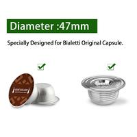 Gambar Reusable Coffee Capsule Stainless Steel Refillable Filter For Bialetti Coffee Machine Brikka Espresso Cup dari Rizkyjaya01 undefined 2 Tokopedia