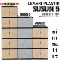 Gambar Pira Home - Lemari Plastik Tabitha 4 Susun dari Pira Home undefined 5 Tokopedia