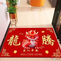 Gambar HK Keset Kaki Imlek Naga Keset Kaki Merah Motif Naga Keset Anti Slip dari toko tokoberkah undefined 4 Tokopedia
