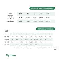 Gambar Flyman Celana Dalam Boxer Pria Modal Fabric Tencel 2 Pcs FM 3056 New dari PT ALATTULIS TERRRRBARRRU undefined 3 Tokopedia