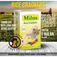 Gambar Milna Rice Crackers Snack Biskuit Bayi 6 Sampai 8 Bulan Mpasi - Apple Orange dari tatan kids shop undefined 2 Tokopedia