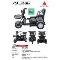 Gambar Sepeda Listrik Roda 3 Aviator AT230 TERBARU R3 (AT 230) by Pacific dari DavidBikeStore99 undefined 4 Tokopedia