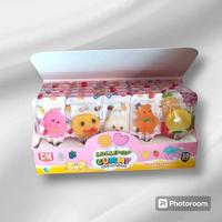 Gambar PAKET 3 PACK @90pcs GUMMY LOLIPOP KARAKTER LUCU - PERMEN LUNAK GUMMY BENTUK BONEKA RASA BUAH-BUAHAN Candy Food Manis Warung Snack Rendah gula Best Seller dari agungsar market undefined 4 Tokopedia