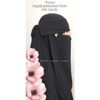 Gambar Cadar Niqab bandana poni Ori saudi / Niqab bandul BE bedoon essm dari butikuu undefined 5 Tokopedia