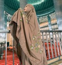Gambar [DISKON] Mukena Khas Bukit Tinggi, Mukena bordir strimin bukittinggi bahan katun paris bukan bahan tc, Mukena Mewah [TERLARIS] dari binasir undefined 3 Tokopedia
