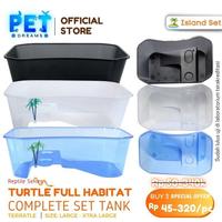 Gambar Ready- Promo Turtle Tank S M Kandang Vivarium Aquarium Kura Tempat Basking dari Sami Laris 01 undefined 2 Tokopedia