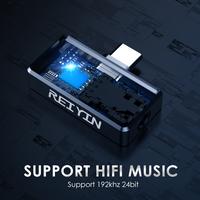 Gambar Reiyin MCA1 DAC Type-C to Toslink Optical 3.5mm Headset 192kHz 24bit Audio Adapter PC Sound Card Windows MacOS Android dari KANZ JAYA undefined 5 Tokopedia
