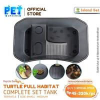 Gambar Ready- Promo Turtle Tank S M Kandang Vivarium Aquarium Kura Tempat Basking dari Sami Laris 01 undefined 4 Tokopedia