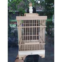Gambar Sangkar burung kecil kayu jati untuk burung prenjak colibry dari Dixkystore33 undefined 5 Tokopedia