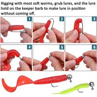 Gambar 45Pcs/32Pcs Crank Jig Head Hook Set Lead Jig Head Sharp Barbed Hook For Soft Worm Bait Bass Trout Freshwater Saltwater Lures dari GROSIR KOMPORANYAAR TERRBARRRU undefined 5 Tokopedia