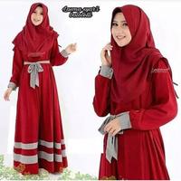 Gambar GAMIS SYARI TERBARU BAJU PESTA SETELAN PAKAIAN WANITA GAMIS BALOTELI dari Mirage Moda undefined 2 Tokopedia